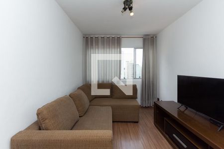 Sala de apartamento para alugar com 1 quarto, 40m² em Moema, São Paulo