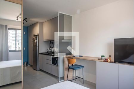 Studio/Dormitório/Cozinha de kitnet/studio para alugar com 1 quarto, 25m² em Vila Clementino, São Paulo