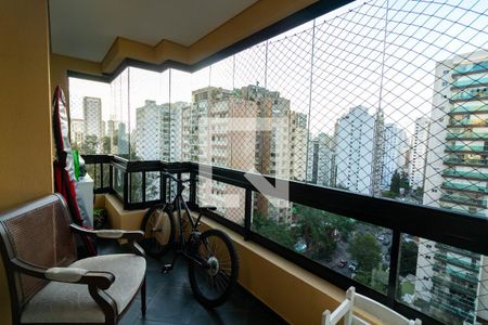 Varanda  de apartamento para alugar com 3 quartos, 112m² em Brooklin, São Paulo