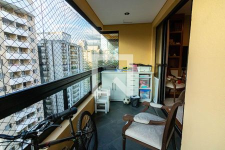 Varanda  de apartamento para alugar com 3 quartos, 112m² em Brooklin, São Paulo