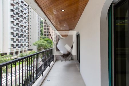 Varanda de apartamento para alugar com 3 quartos, 144m² em Pitangueiras, Guarujá