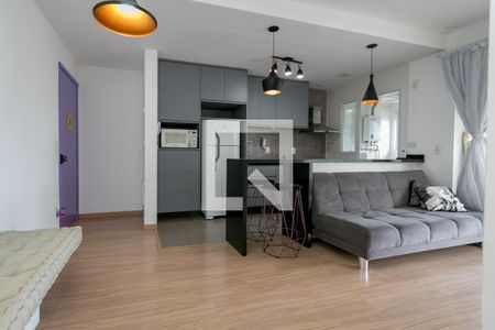 Sala de apartamento para alugar com 1 quarto, 49m² em Campo Belo, São Paulo