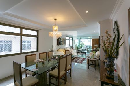 Sala de apartamento à venda com 4 quartos, 180m² em Sion, Belo Horizonte