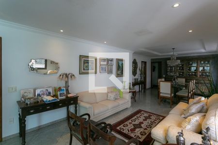 Sala de apartamento à venda com 4 quartos, 180m² em Sion, Belo Horizonte