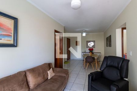 Sala de apartamento para alugar com 2 quartos, 76m² em Guilhermina, Praia Grande