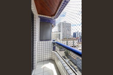 Sacada do quarto de apartamento para alugar com 2 quartos, 76m² em Guilhermina, Praia Grande