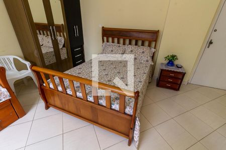 Detalhe da sala/quarto de casa para alugar com 1 quarto, 37m² em Canto do Forte, Praia Grande