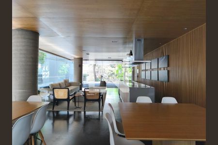 Studio à venda com 44m², 1 quarto e 1 vagaÁrea comum - Salão de Festas