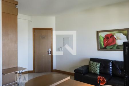 sala de apartamento para alugar com 1 quarto, 45m² em Jardim América, Ribeirão Preto