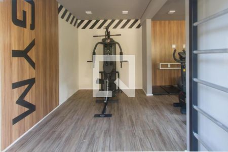 Apartamento para alugar com 34m², 1 quarto e sem vagaAcademia