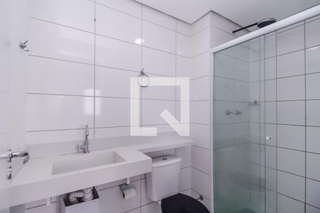 Banheiro de kitnet/studio à venda com 1 quarto, 36m² em Vila Graciosa, São Paulo