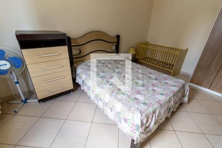 Detalhe do quarto de apartamento para alugar com 1 quarto, 40m² em Boqueirão, Praia Grande