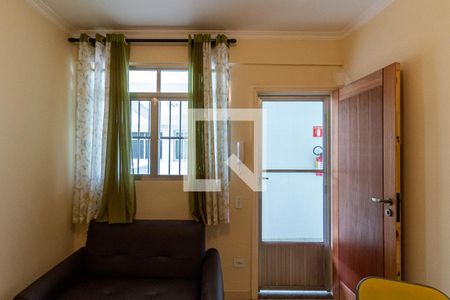 Sala de apartamento para alugar com 1 quarto, 40m² em Boqueirão, Praia Grande