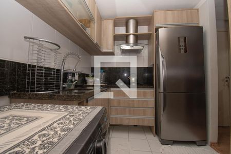 cozinha de apartamento à venda com 2 quartos, 65m² em Santos Dumont, São Leopoldo