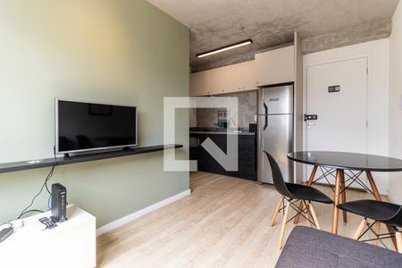 Sala - TV de apartamento para alugar com 1 quarto, 24m² em Vila Buarque, São Paulo