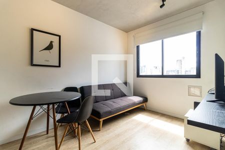 Sala - Sofá de apartamento para alugar com 1 quarto, 24m² em Vila Buarque, São Paulo