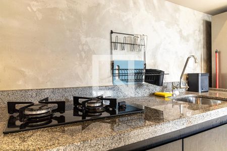 Apartamento para alugar com 24m², 1 quarto e sem vagaCozinha - Cooktop