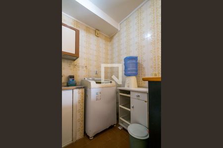 Cozinha de kitnet/studio para alugar com 1 quarto, 33m² em Menino Deus, Porto Alegre