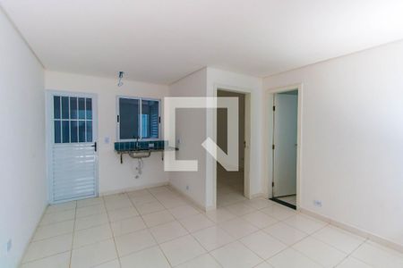 Sala/Cozinha de apartamento à venda com 1 quarto, 33m² em Vila Paulo Silas, São Paulo