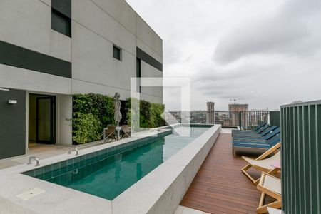 Studio para alugar com 25m², 1 quarto e sem vaga Studio para alugar com 25m², 1 quarto e sem vagaPiscina