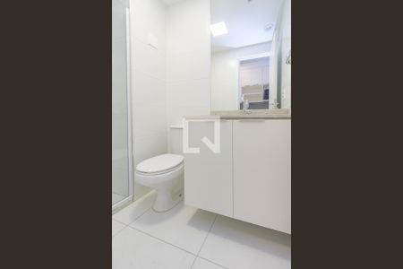 Studio para alugar com 25m², 1 quarto e sem vaga Studio para alugar com 25m², 1 quarto e sem vagaBanheiro