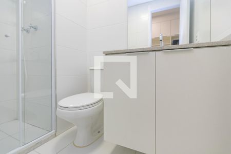 Studio para alugar com 25m², 1 quarto e sem vaga Studio para alugar com 25m², 1 quarto e sem vagaBanheiro