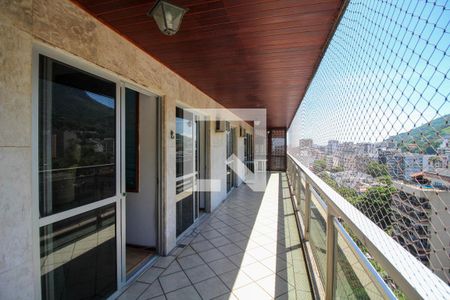 Varanda da Sala de apartamento à venda com 4 quartos, 180m² em Tijuca, Rio de Janeiro