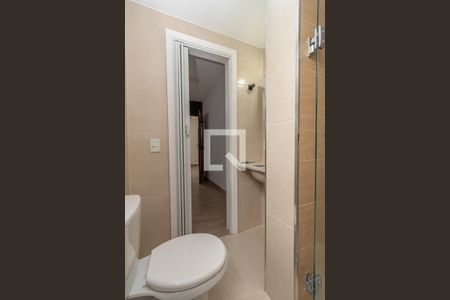 Banheiro da Suíte  de apartamento para alugar com 1 quarto, 51m² em Vila Lídia, Campinas