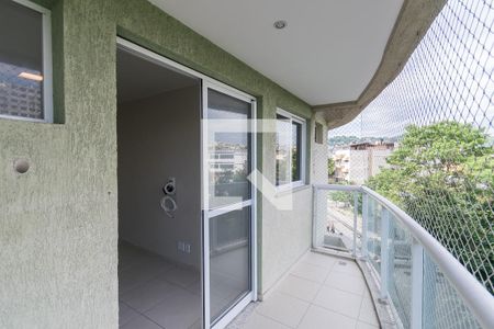 Varanda da Sala de apartamento para alugar com 2 quartos, 60m² em Olaria, Rio de Janeiro