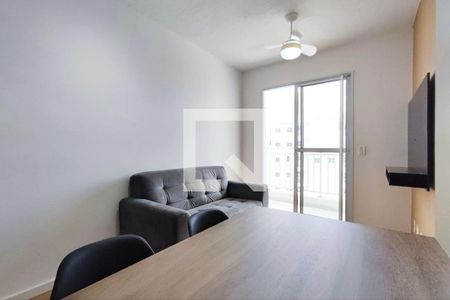 Sala de Estar e Jantar de apartamento para alugar com 2 quartos, 44m² em Residencial Parque da Fazenda, Campinas