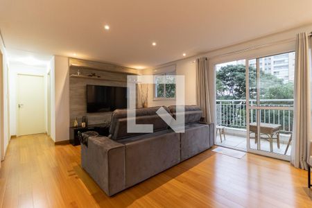 Sala de apartamento à venda com 2 quartos, 85m² em Vila Gumercindo, São Paulo