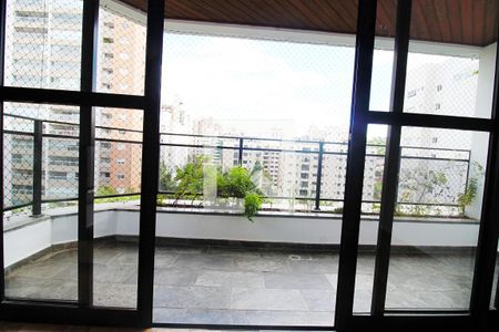 Varanda da Sala de apartamento para alugar com 3 quartos, 124m² em Real Parque, São Paulo