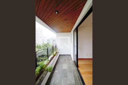 Varanda da Sala de apartamento para alugar com 3 quartos, 124m² em Real Parque, São Paulo