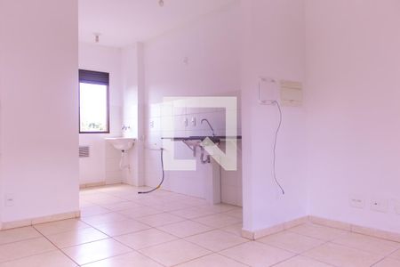 Sala de apartamento para alugar com 2 quartos, 47m² em Parque Industrial Lagoinha, Ribeirão Preto