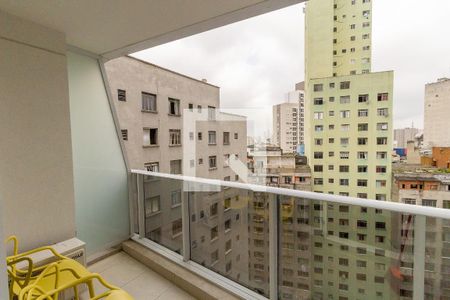 Varanda  de kitnet/studio à venda com 1 quarto, 22m² em Sé, São Paulo