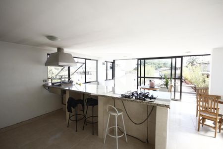 Studio para alugar com 40m², 1 quarto e sem vagaChurrasqueira