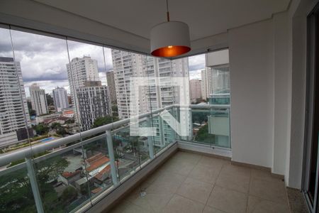 Sacada de apartamento à venda com 1 quarto, 46m² em Jardim Santo Amaro, São Paulo