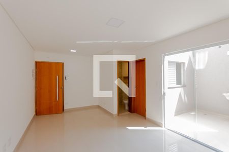 Sala de apartamento à venda com 2 quartos, 59m² em Campestre, Santo André
