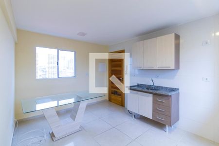 Sala/Cozinha de apartamento para alugar com 2 quartos, 34m² em Vila Regente Feijó, São Paulo
