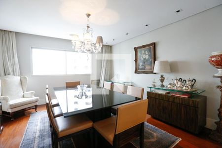 Sala de Jantar de apartamento à venda com 4 quartos, 210m² em Indianópolis, São Paulo