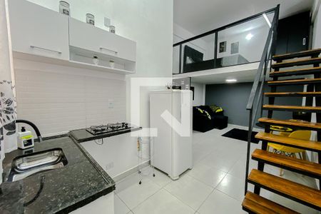 Studio para alugar com 30m², 1 quarto e sem vaga Studio para alugar com 30m², 1 quarto e sem vagaCozinha