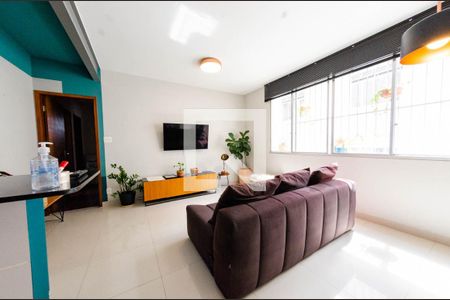 Sala de apartamento à venda com 3 quartos, 90m² em Anchieta, Belo Horizonte