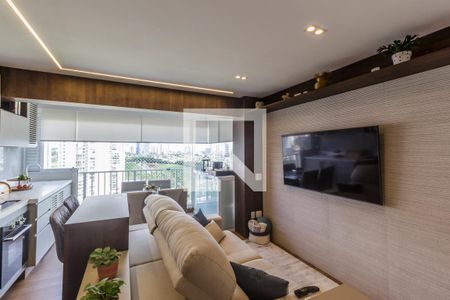 Sala de TV de apartamento para alugar com 2 quartos, 55m² em Alphaville Empresarial, Barueri