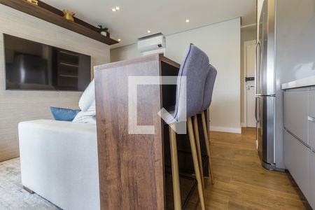 Apartamento para alugar com 55m², 2 quartos e 2 vagasDetalhe da cozinha