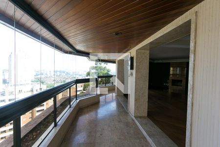 Varanda da Sala de apartamento à venda com 3 quartos, 242m² em Vila Suzana, São Paulo