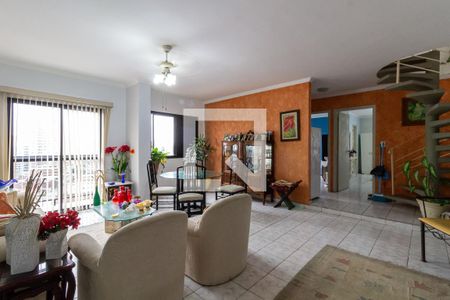 Sala 1 de apartamento para alugar com 3 quartos, 305m² em Vila Tupi, Praia Grande