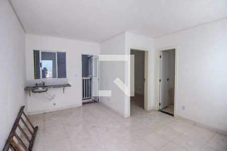 Sala de apartamento à venda com 1 quarto, 28m² em Vila Paulo Silas, São Paulo