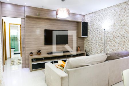 Sala de apartamento para alugar com 3 quartos, 90m² em Parque das Nações, Santo André