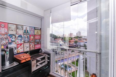 Varanda gourmet de apartamento à venda com 2 quartos, 55m² em Vila Prudente, São Paulo