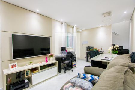 Sala de apartamento à venda com 3 quartos, 114m² em Vila Bela Vista, Santo André